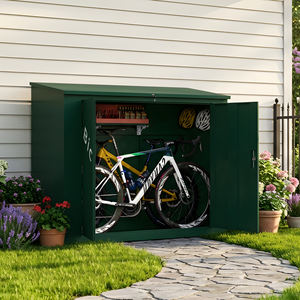 <span class=keywords><strong>Abri</strong></span> de rangement pour vélos au sol, <span class=keywords><strong>abri</strong></span> de <span class=keywords><strong>vélo</strong></span> de type entrepôt, casier à vélos hautement sécurisé, <span class=keywords><strong>abri</strong></span> horizontal pour vélos pour jardin, véranda, cour - Product Image 1