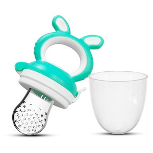 Sucette en silicone pour aliments frais pour bébé 0-12 mois Motif imprimé Sans BPA Débit lent - Product Image 3