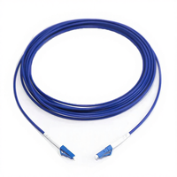 Câble de raccordement optique HANKE blindé de qualité télécoms pour intérieur, LCLC, monomode, monocœur, anti-rongeurs, résistant à la traction, étanche