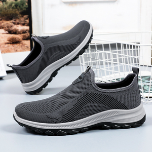 Men's Casual Microfiber Leather Upper Sport Sneakers Large Dad Shoes PU Rubber Sole Waterproof Breathable Walking for Summer - Product Image 5