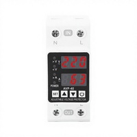 Régulateur automatique intelligent AC220V 63A, protecteur multifonction réglable, protection fiable de la tension et du courant
