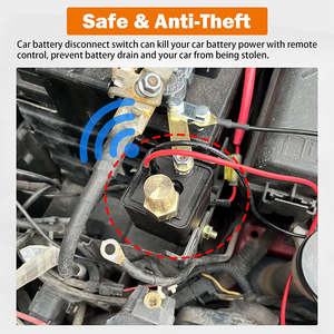 Interruttore di Disconnessione Remoto per Batteria <span class=keywords><strong>Auto</strong></span> 12 Volt, per <span class=keywords><strong>Auto</strong></span>, Camper, Camion, Barca, Interruttore Antifurto Automatico per <span class=keywords><strong>Auto</strong></span> - Product Image 5