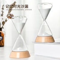 Dekorasi Jam Tangan Rumah & dapur, Set Timer 15/30 menit jam pasir kreatif untuk ornamen Desktop rumah
