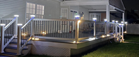 Lampes solaires LED étanches IP65 CE pour extérieur, 12V basse tension, haute efficacité, batterie au lithium, capteur de lumière, pour clôture de jardin