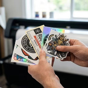 Custom <b>Sticker</b> Vinyl Die Cut Adhesive Waterproof Kids Gift & Craft <b>Stickers</b> Printing Transparent - Product Image 1