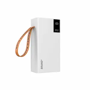 Powerbank 50000 mAh hızlı şarj harici pil dizüstü şarj cihazı dizüstü güç banka PD 100W OEM büyük kapasiteli LED