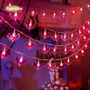 Yachen <span class=keywords><strong>Halloween</strong></span> trang trí Pin hoạt động ma bí ngô BAT 3D chuỗi đèn cho Nhà trong nhà ngoài trời <span class=keywords><strong>Halloween</strong></span> Đảng trang trí nội thất - Product Image 5