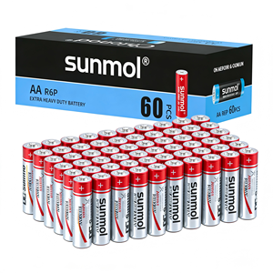 Pile <span class=keywords><strong>AA</strong></span> 1,5 V haute performance en carbone, idéale pour les télécommandes, les souris et claviers sans fil, les lampes de poche - Product Image 1