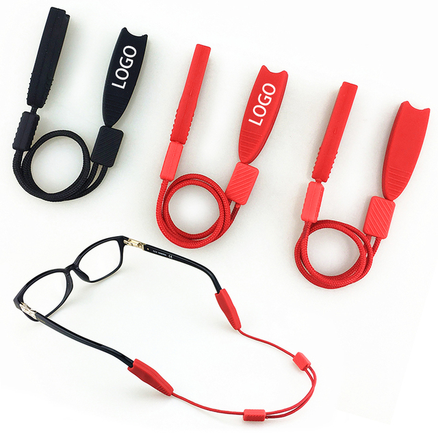 Adjustable Nylon Silicone Sports Glasses Strap Eyewear Retainer with No Tail Sunglasses Lanyard for Comfort and Style