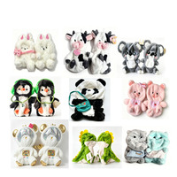 En gros, Peluche Ourson 8 pouces, Coque de Peluche Vierge, Coque de Jouet en Peluche Non Rembourrée, Coque Vierge pour Animaux en Peluche Personnalisés pour Bricolage et Fabrication de Jouets