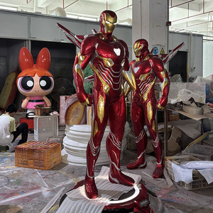Escultura de Fibra de Vidrio de Gran Tamaño, Réplica de Iron Man Mk50 de <span class=keywords><strong>Marvel</strong></span>, Versión Luminosa - Product Image 4