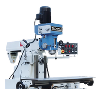 Machine à percer et à fraiser compacte de précision MH-32 avec alimentation automatique et tête de coupe pivotante pour la fabrication de métaux