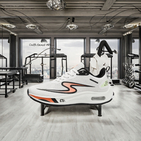 Chaussures de sport respirantes pour hommes, baskets athlétiques en tricot, chaussures de gym, chaussures de course à coussin d'air pour l'extérieur, été, automne