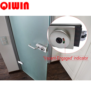 Nhà vệ sinh khóa cửa với dấu hiệu phòng tắm Glass ổ khóa với xử lý Key - Product Image 3