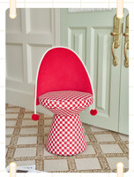 Chaise de salon pivotante en tissu pour filles, idéale pour hôtel, appartement, chambre à coucher, mobilier d'intérieur, chaise de détente élégante