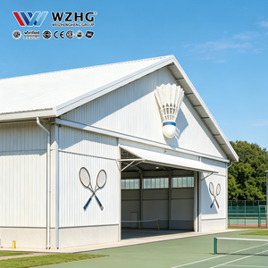 Estadio de Bádminton con Estructura de Acero Adaptada a un Sistema de Ventilación, Altura Optimizada, Arena Prefabricada - Product Image 1