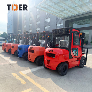 Tder מונית סגור empilhadeira 3 טון 3t 3ton מלגזה עם שיליף צד - Product Image 5