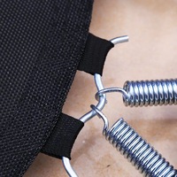 Petit ressort d'extension personnalisé avec crochets Amortisseur de fumée d'incendie Ressort de tension personnalisé Long ressort hélicoïdal professionnel en acier inoxydable
