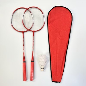 Vente en gros d'usine, logo personnalisé, OEM, ensembles de raquettes de <span class=keywords><strong>badminton</strong></span> en fer bon marché et durables pour débutants - Product Image 1