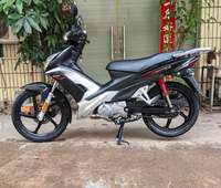 Vélo à cadre courbé Haojue Xuandi 110cc en gros, moteur 110cc, vitesse maximale 61-80 km/h, transmission fluide, design ergonomique