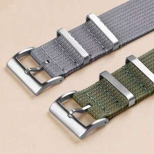 Correa <span class=keywords><strong>de</strong></span> Reloj Deportiva <span class=keywords><strong>de</strong></span> Nailon Elástico Tejido a <span class=keywords><strong>Precio</strong></span> <span class=keywords><strong>de</strong></span> Fábrica, Compatible con Relojes Inteligentes, Duradera, con Hebilla <span class=keywords><strong>de</strong></span> Pasador para <span class=keywords><strong>Huawei</strong></span> y Samsung <span class=keywords><strong>de</strong></span> 20 y 22 mm - Product Image 3