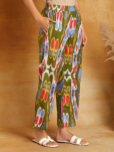 ชุดเซ็ตผ้าเรยอนวิสโคส 100% ลายพิมพ์ดอกไม้ สำหรับงานปาร์ตี้ สไตล์ชาติพันธุ์ สำหรับผู้หญิง ทุกฤดูกาล จากซัพพลายเออร์อินเดีย ผลิตจากวัสดุรีไซเคิล - Product Image 5