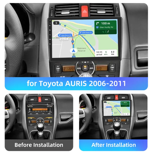 Autoradio 9 pouces pour véhicule Android 11 Stéréo pour Toyota <span class=keywords><strong>AURIS</strong></span> <span class=keywords><strong>E150</strong></span> 2006 - 2011 Écran multimédia automobile 2 Din Carplay Audio Youtube - Product Image 2