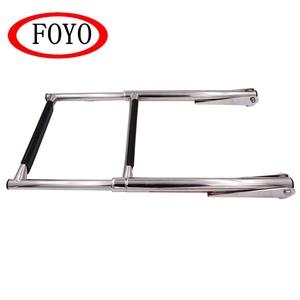 FOYO Offre Spéciale Accessoires de Bateau Marin 304 En acier inoxydable 2 étape Au-dessus de Plate-Forme Télescopique Échelles Pour bateau Et Yacht - Product Image 6