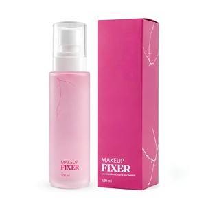 Spray Fijador de Maquillaje Vegano, Resistente al Agua, Control de Grasa, Acabado Luminoso, 100 ml, Larga Duración, Marca Privada, Color Rosa - Product Image 2