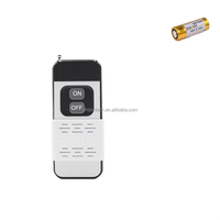 Control Remoto RF de Alta Potencia y Largo Alcance de 433MHz, Código de Aprendizaje EV1527 Inalámbrico para Puertas/Portones/Alarmas de Automóviles Electrónicas