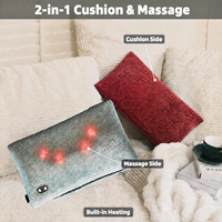 Oreiller de massage Shiatsu pour soulager les douleurs musculaires, oreiller de pétrissage, produits de massage relaxants avec chaleur