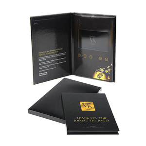 Tarjeta de Felicitación con Pantalla LCD IPS de 7 Pulgadas, Caja de Regalo Musical de Papel Resistente, Personalizada con Arte, para Publicidad, Vídeo o Folleto - Product Image 1