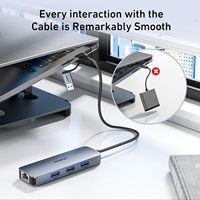 Adaptateur Ethernet Gigabit USB-C USB 3.0 BENFEI à vente chaude, concentrateur USB 3.0 3 ports avec RJ45