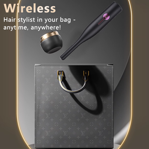 مكواة شعر كهربائية لاسلكية للشعر القصير، محمولة 2 في 1 للاستخدام أثناء السفر، بطارية 2600 مللي أمبير، متعددة درجات الحرارة للاستخدام المنزلي - Product Image 5
