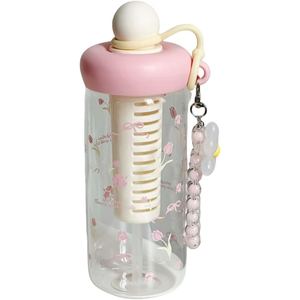 Bouteille d'eau Kecolove 720 ml avec collier, motif floral mignon, sans BPA, anti-fuite, pour enfants, idéale pour les sports <span class=keywords><strong>de</strong></span> plein air et les activités rafraîchissantes - Product Image 5