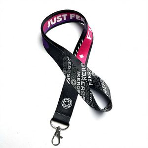Wholesale 25mm Wide Custom Polyester Neck Lanyard Strap with Sublimation Printing Promotional ID Card Holder Logo Design - Product Image 2