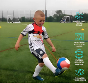 Arnés de fútbol ajustable, ajuste seguro y cómodo para niños pequeños, chaleco de entrenamiento de fútbol para entrenadores deportivos - Product Image 3