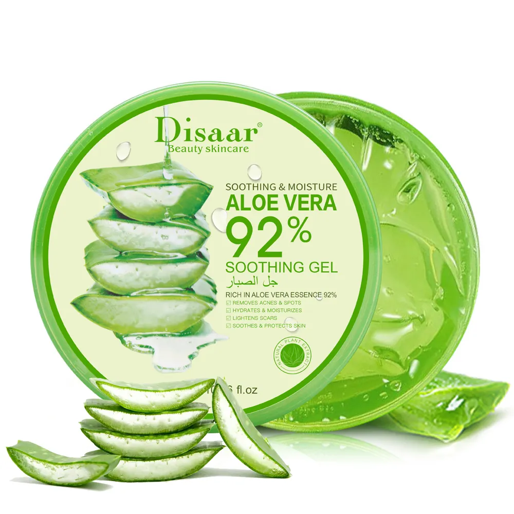 Disaar 100% Pure Natural Gel Aloe Vera Organic Moisturizing Soothing After Sun Aloe Vera Gel For Face