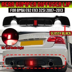 Nuevo Difusor de Parachoques Trasero para Auto con Luz de Freno LED para BMW E92 E93 325i M Sport 2007-2013, Protector de Parachoques Trasero - Product Image 2