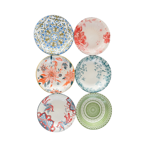 Piring sup <span class=keywords><strong>omega</strong></span> 9.25 Decal porselen Set piring harian Tiongkok untuk Hotel-Chic Set piring alat makan langsung pabrikan - Product Image 3