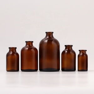 Fabricant d'ambre transparent 10 20 30 50 100ml moule <span class=keywords><strong>salin</strong></span> bouteille en verre à baïonnette tablette médicament bouteille en verre avec bouchon médicamenteux - Product Image 3