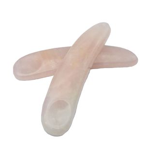 Aplicador de Crema para Ojos de Cuarzo Rosa Curvo, <span class=keywords><strong>Mini</strong></span> Palo de Gua Sha para Reducir la Hinchazón y las Ojeras, Herramienta de Masaje Facial - Product Image 5