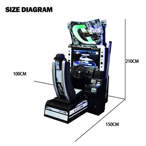 Máquina de Videojuegos Arcade de Carreras Initial D que Funciona con Monedas - Pantalla LCD de 32 Pulgadas - Product Image 4