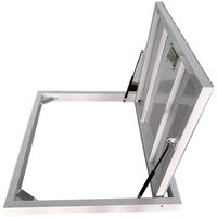 Porte escamotable électrique automatique, couvercle d'escalier invisible, porte secrète pour salle de rangement en sous-sol