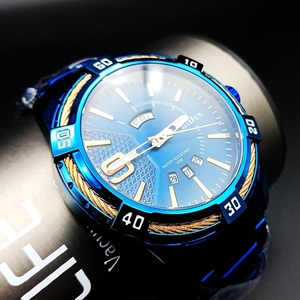   Orologio da Polso da <span class=keywords><strong>Uomo</strong></span> <span class=keywords><strong>di</strong></span> Lusso in Acciaio Inossidabile con Movimento al Quarzo, Display Analogico con Giorno della Settimana, Regalo Ideale - Product Image 1
