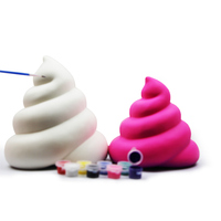 Kit de fabrication de squishy, squishy à faire soi-même à croissance lente, peignez vos propres squishy pour des cadeaux d'anniversaire