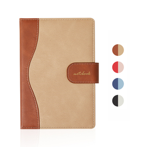 Bán buôn A5 tùy chỉnh trang bìa cứng Tạp Chí máy tính xách tay in phong cách lea-ràng buộc đại học viết máy tính xách tay xoắn ốc khóa - Product Image 1