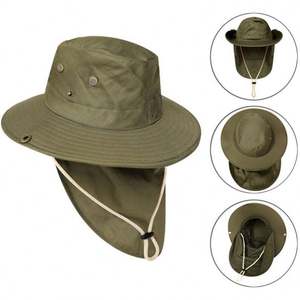 Chapeau Bob Personnalisable pour Camping et Pêche avec Cache-Visage, Protection Solaire Unisexe, Utilisation Quatre Saisons, Idéal pour Fêtes et Ski - Product Image 1