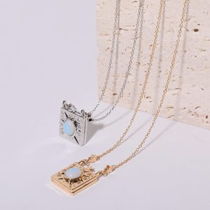 Collana di coppie Vintage artistiche collana di parole d'amore <span class=keywords><strong>giuramento</strong></span> - Product Image 4