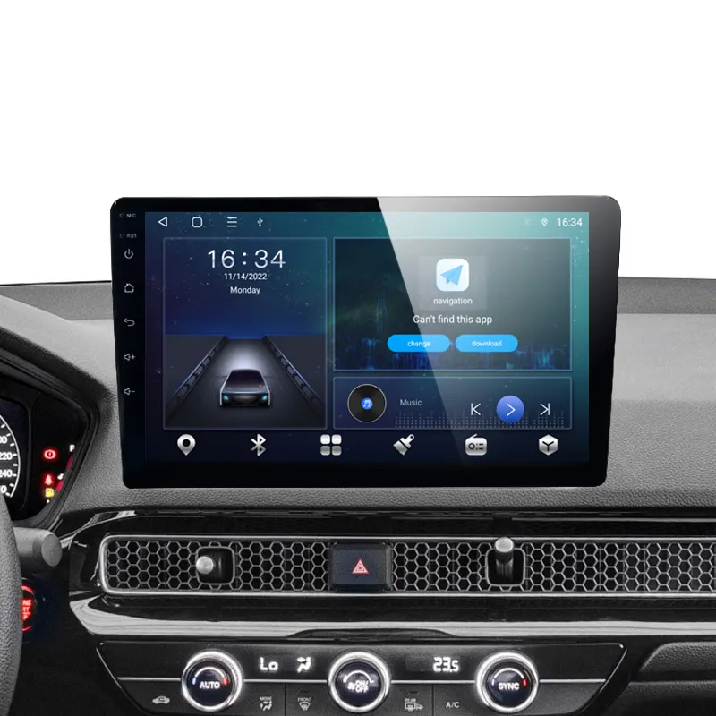 Ts18 Draagt Carplay En Android Auto Ahd Met Ips Android Speler Auto Dvd-Speler